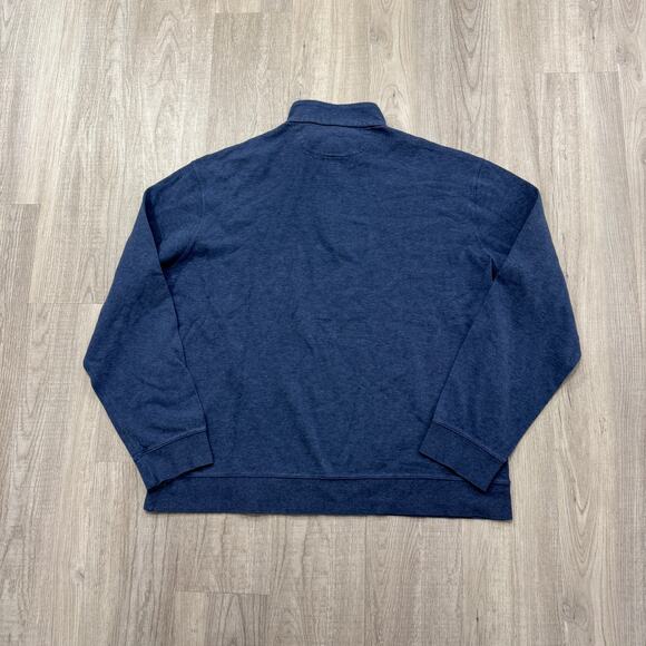 Polo Ralph Lauren 1/4 Zip Pullover Men's Extra Large XL Blue Preppy Office - Picture 6 of 8